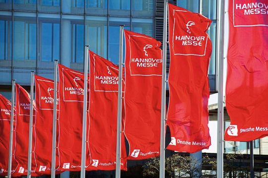 Hannovermesse Fahnen
